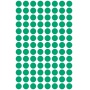 Kolorowe kółka do zaznaczania Avery Zweckform; 416 etyk./op., Ø8 mm, zielone, Kółka do zaznaczania, Papier i etykiety