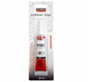 PENTART KONTURÓWKA 20ml CZERWONA 11032, Podkategoria, Kategoria