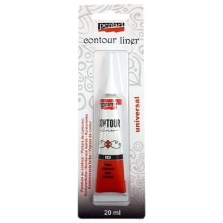 PENTART KONTURÓWKA 20ml CZERWONA 11032, Podkategoria, Kategoria