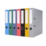 Segregator BASIC-S z szyną, PP, A4/50mm, niebieski, Segregatory polipropylenowe, Archiwizacja dokumentów