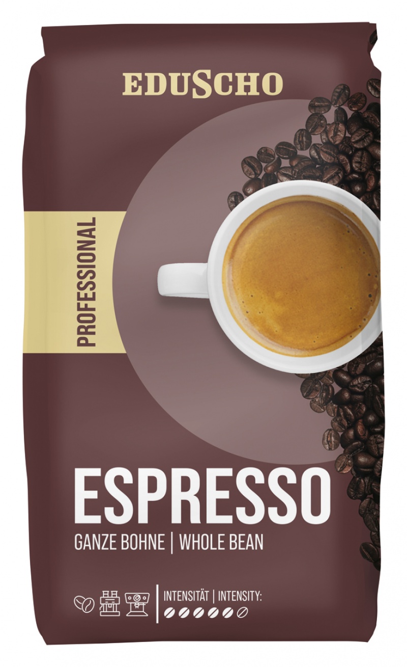 Kawa TCHIBO, EDUSCHO PROFESSIONALE ESPRESSO, ziarnista, 1000 g, Kawa, Artykuły spożywcze