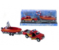 AUTO STRAŻ 12CM Z ŁODZIĄ ŚW ,DŹW; 7145, Podkategoria, Kategoria