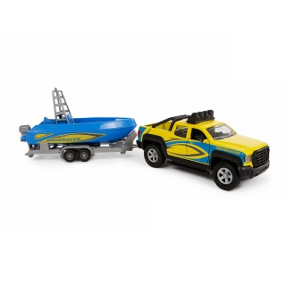 AUTO Z ŁODZIĄ 29CM ŚWIATŁO DŹWIĘK, Podkategoria, Kategoria