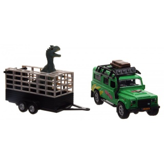 LAND ROVER PRZYCZEPĄ Z DINOZAUREM NAPĘD METAL, Podkategoria, Kategoria