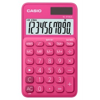 Kalkulator kieszonkowy CASIO SL-310UC-RD-BOX, 10-cyfrowy, 70x118mm, czerwony, box