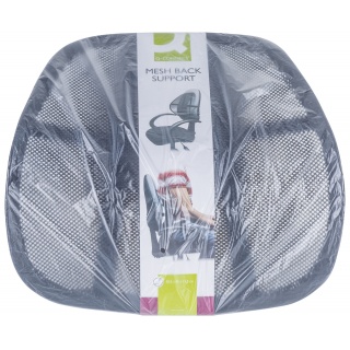 Oparcie do plec&oacute;w Q-CONNECT, siatka mesh, Ergonomia, Akcesoria komputerowe