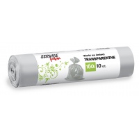 Worki na śmieci STELLA LDPE 160L 10 szt. transparentne, Worki, Artykuły higieniczne i dozowniki