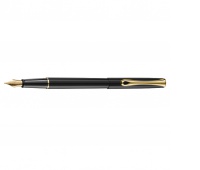 Fountain pen DIPLOMAT Traveler black / gold M