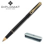 Rollerball pen DIPLOMAT Traveler black / gold