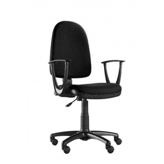 Fotel biurowy OFFICE PRODUCTS Evia, czarny, Krzesła i fotele, Wyposażenie biura