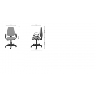 Fotel biurowy OFFICE PRODUCTS Evia, czarny, Krzesła i fotele, Wyposażenie biura