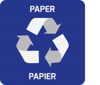 Self-adhesive sticker for baskets EKO ALDA, paper
