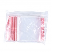 String bag DONAU, 100x100mm, 100pcs, transparent