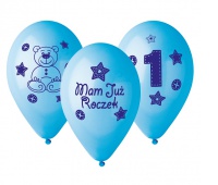 BALONY PREMIUM "MOJE 1 URODZINY NIEB." 12" /5/, Podkategoria, Kategoria