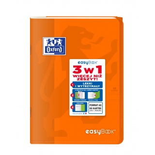 ZESZYT OXFORD EASYBOOK A5 60K.LINIA PP MIX, Podkategoria, Kategoria