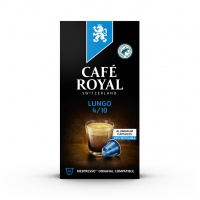Kapsułki kawowe CAFE ROYAL LUNGO, 10 szt, Kawa, Artykuły spożywcze