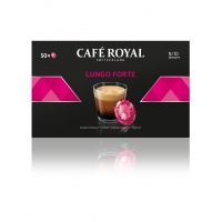 Kapsułki kawowe pads CAFE ROYAL LUNGO FORTE, 50 szt, Kawa, Artykuły spożywcze