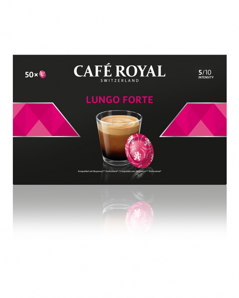 Kapsułki kawowe pads CAFE ROYAL LUNGO FORTE, 50 szt, Kawa, Artykuły spożywcze