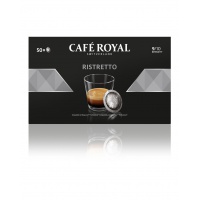 Kapsułki kawowe pads CAFE ROYAL RISTRETTO, 50 szt, Kawa, Artykuły spożywcze