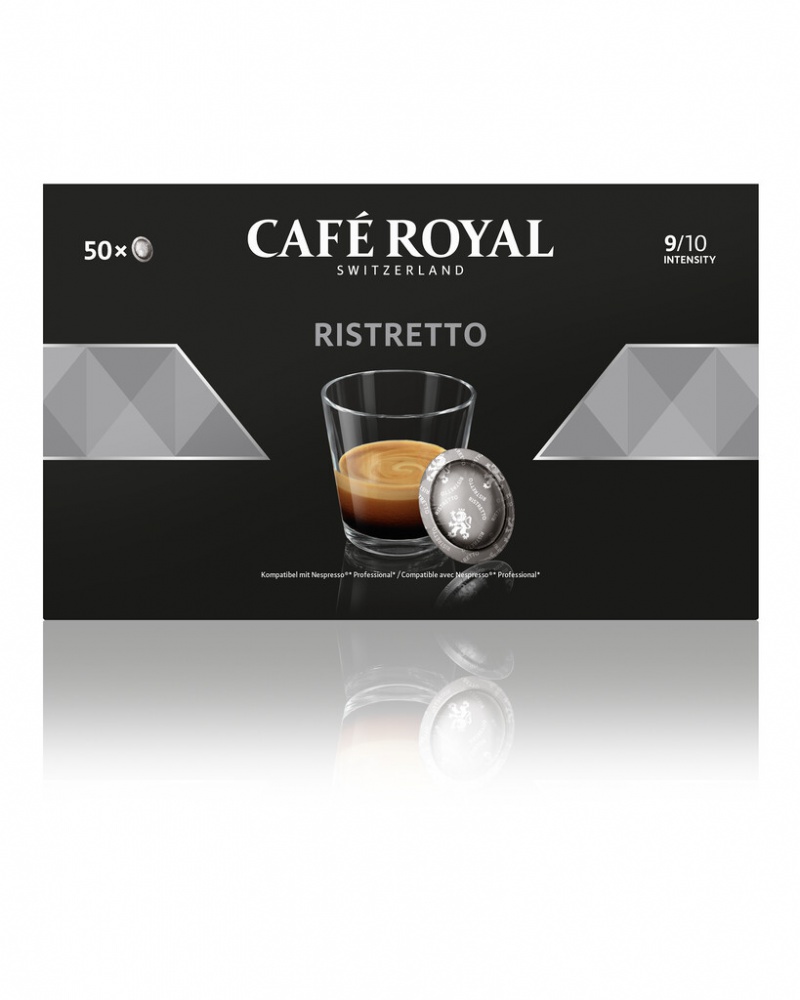 Kapsułki kawowe pads CAFE ROYAL RISTRETTO, 50 szt, Kawa, Artykuły spożywcze