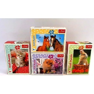 Puzzle 54 Mini - Urocze zwierzątka, Podkategoria, Kategoria