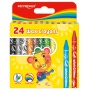Wax crayons KEYROAD, 24szt., 8mm, color mix, Art., School supplies