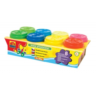 MASA PLASTYCZNA - 8 MAŁYCH TUB 0154, Podkategoria, Kategoria