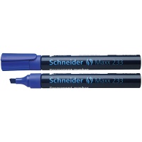 Marker permanentny SCHNEIDER Maxx 233, ścięty, 1-5mm, niebieski, Markery, Artykuły do pisania i korygowania
