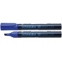Marker permanentny Maxx 233 ścięty 1-5 mm niebieski, Markery, Artykuły do pisania i korygowania