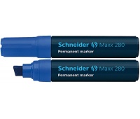 Permanent marker SCHNEIDER Maxx 280, beveled, 4-12mm, blue