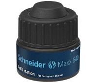 Stacja uzupełniająca SCHNEIDER Maxx 640, 30 ml, czarny, Markery, Artykuły do pisania i korygowania