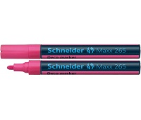 Marker kredowy SCHNEIDER Maxx 265 Deco, okrągły, 2-3mm, różowy, Markery, Artykuły do pisania i korygowania