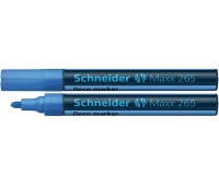 Marker kredowy SCHNEIDER Maxx 265 Deco, okrągły, 2-3mm, jasnoniebieski, Markery, Artykuły do pisania i korygowania