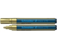 Marker olejowy SCHNEIDER Maxx 270, okrągły, 1-3mm, złoty, Markery, Artykuły do pisania i korygowania