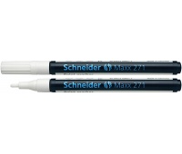 Marker olejowy SCHNEIDER Maxx 271, okrągły, 1-2mm, biały, Markery, Artykuły do pisania i korygowania
