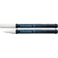 Marker olejowy SCHNEIDER Maxx 271, okrągły, 1-2mm, biały, Markery, Artykuły do pisania i korygowania