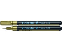Marker olejowy SCHNEIDER Maxx 278, 0,8mm, złoty, Markery, Artykuły do pisania i korygowania