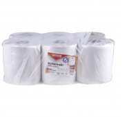 Ręczniki w roli celulozowe OFFICE PRODUCTS Maxi, 2-warstwowe, 120m, 6szt., białe, Ręczniki papierowe i dozowniki, Artykuły higieniczne i dozowniki