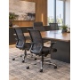 Fotel biurowy OFFICE PRODUCTS Rodos, czarny, Krzesła i fotele, Wyposażenie biura