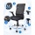 Fotel biurowy OFFICE PRODUCTS Rhodos, czarny
