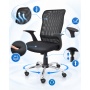 Fotel biurowy OFFICE PRODUCTS Rodos, czarny, Krzesła i fotele, Wyposażenie biura