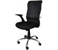Fotel biurowy OFFICE PRODUCTS Rodos, czarny, Krzesła i fotele, Wyposażenie biura