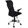 Fotel biurowy Rodos czarny, Krzesła i fotele, Wyposażenie biura