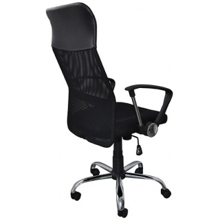 Fotel biurowy OFFICE PRODUCTS Korfu, czarny, Krzesła i fotele, Wyposażenie biura