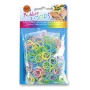 RUBBER LOOPS bands Neon glowing in the darkness 500 pcs assorted colours