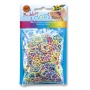 RUBBER LOOPS bands colourful flowers 500 pcs assorted colours