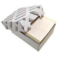 Papier komputerowy samokopiujący OFFICE PRODUCTS, 240X12''X3, bez nadruku O/K, 600 składek, Papier komputerowy, Papier i etykiety