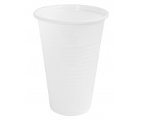 Plastic cup, OFFICE PRODUCTS, thermal, 200 ml, 100 pieces, white