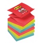 Self- adhesive pad Post-it® Super Sticky Z-Notes (R330-6SS-JP) 76x76mm 6x90 sheets energetic colours