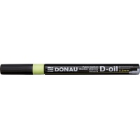 Marker olejowy D-Oil okrągły 2 2mm żółty, Markery, Artykuły do pisania i korygowania